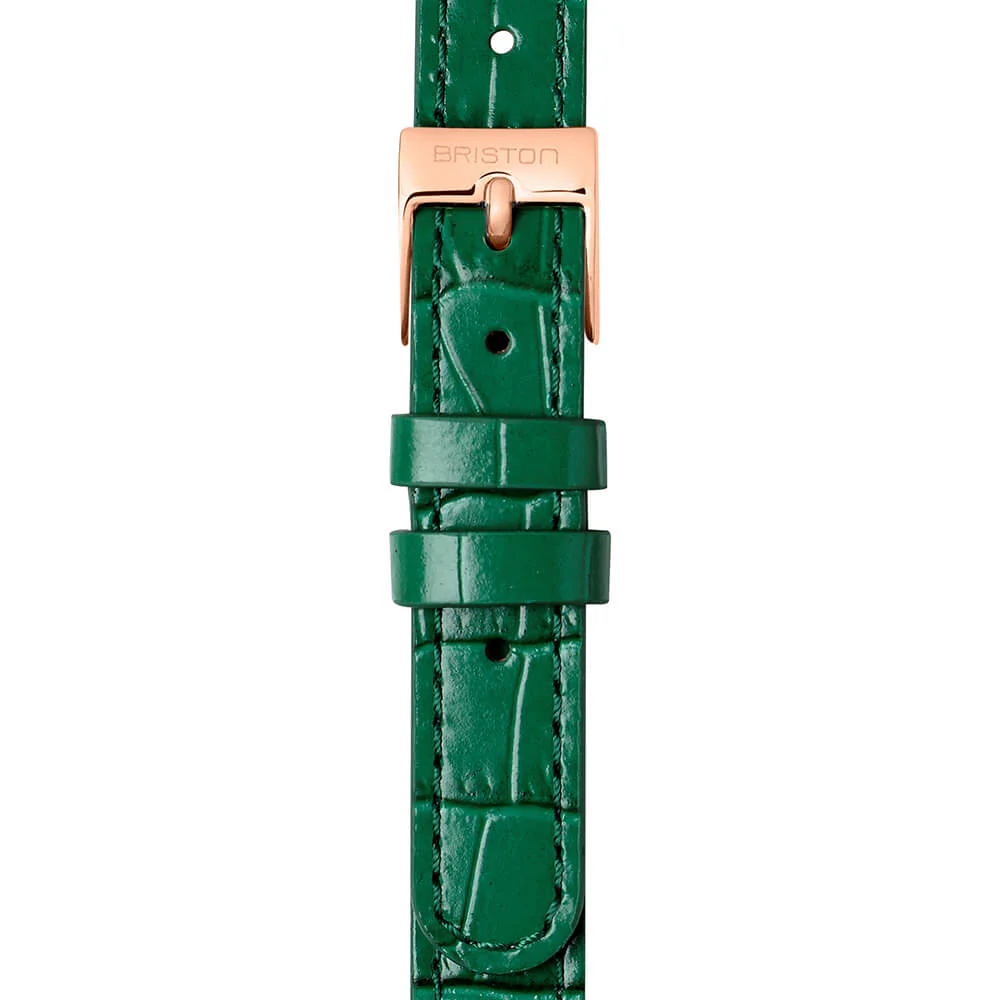 BRACELET CUIR LUXURY 2 BRINS - 12 MM - VERT - Image 4