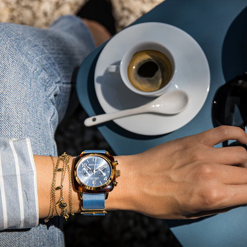 BRACELET TYPE NATO - BLEU GLACIER - Image 4