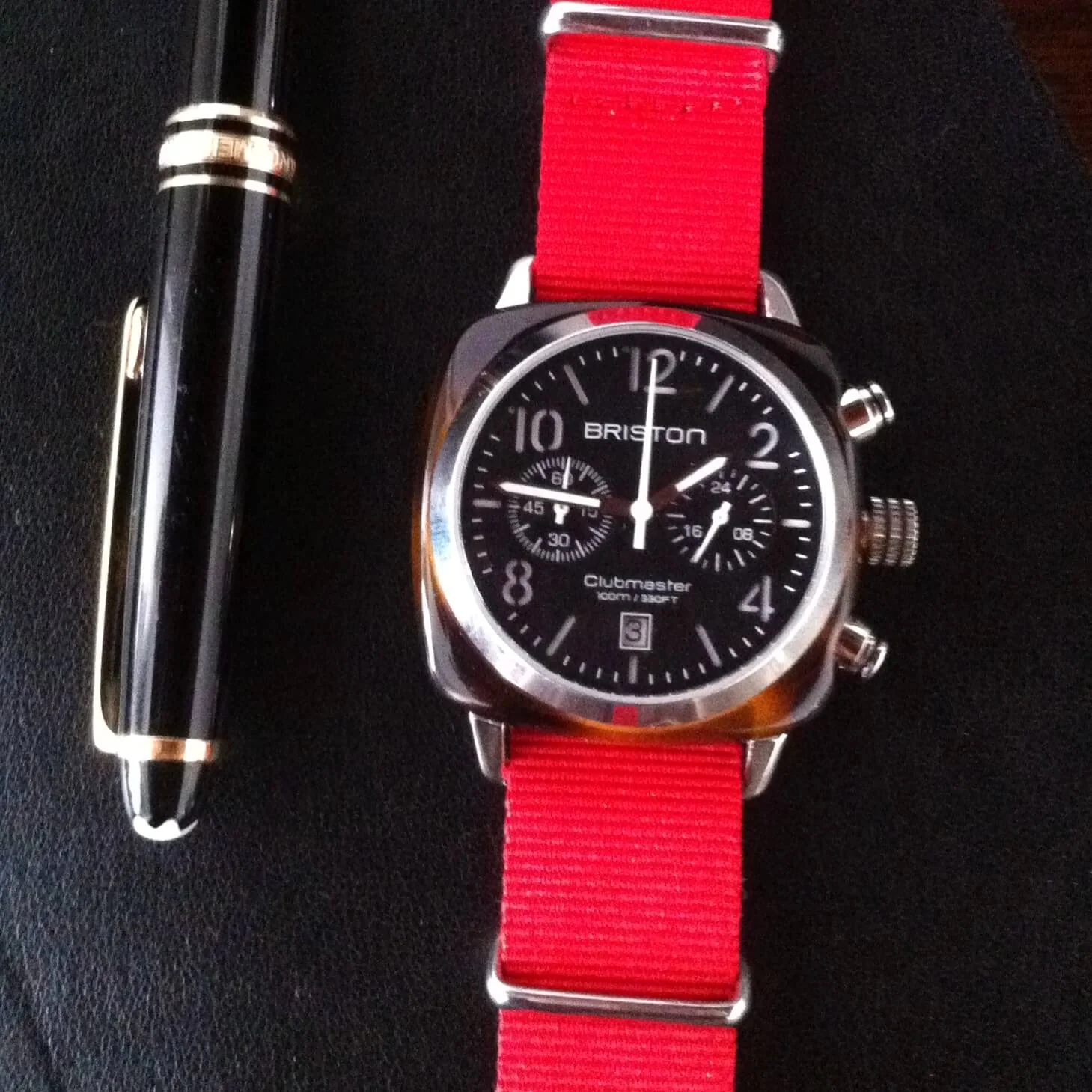 BRACELET TYPE NATO - ROUGE - Image 5