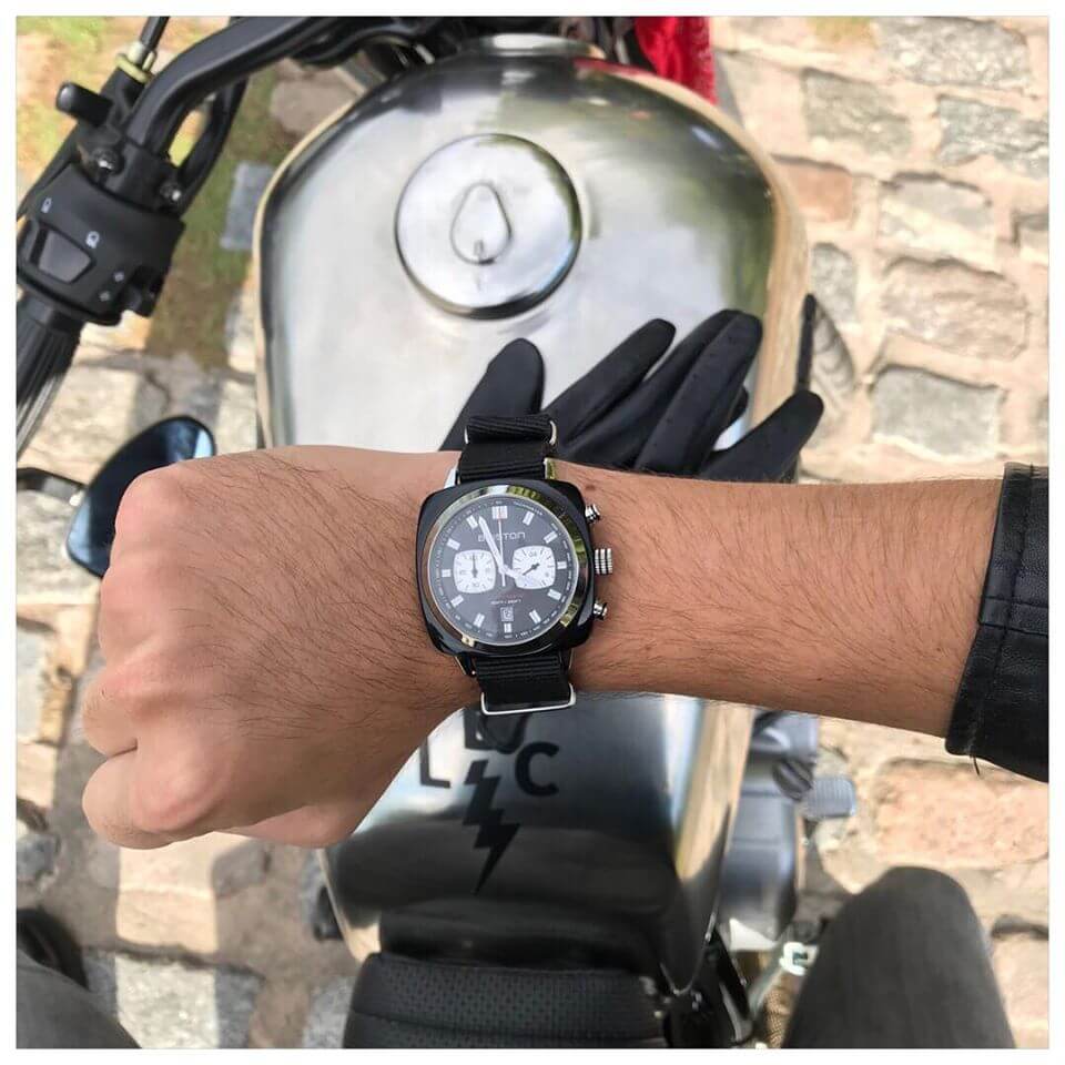 Clubmaster Sport Acétate noir - Chrono - Noir - Image 3